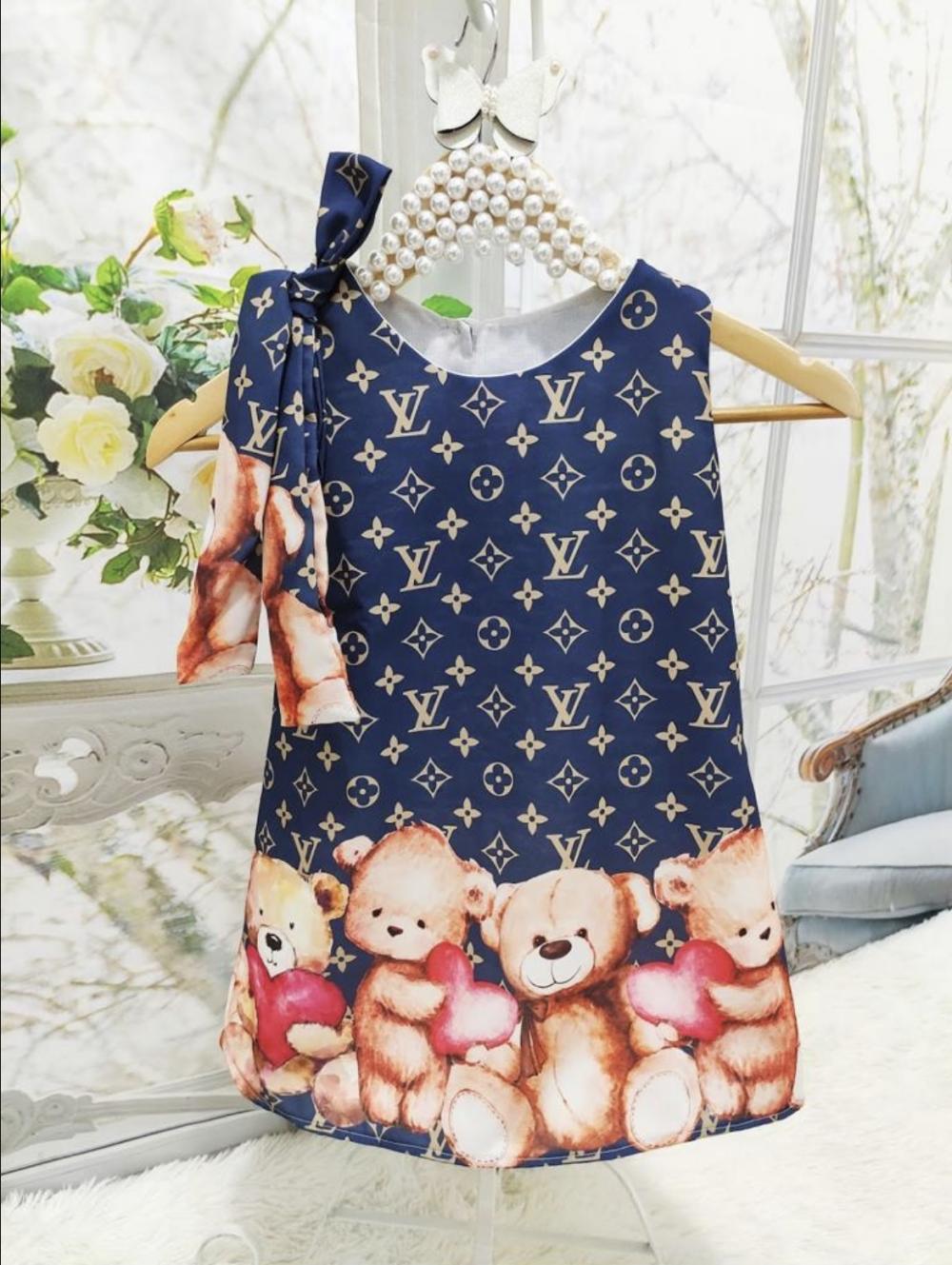 Vestido temático trapézio infantil