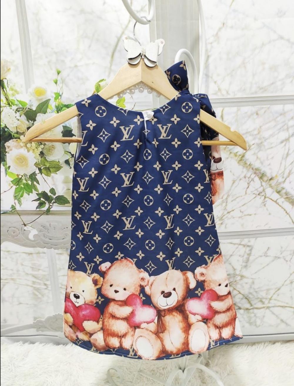 Vestido temático trapézio infantil