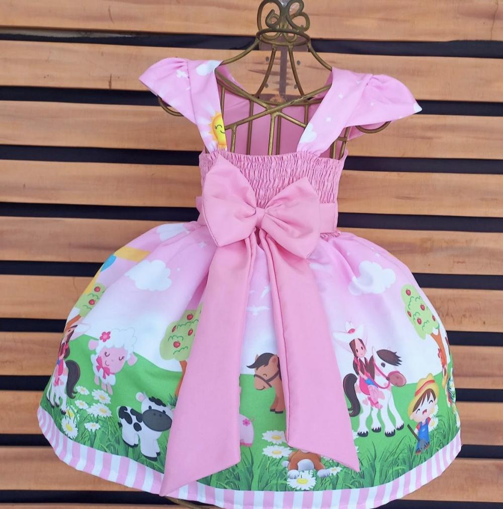 Vestido temático de festa infantil