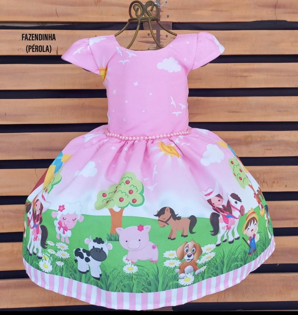 Vestido temático de festa infantil