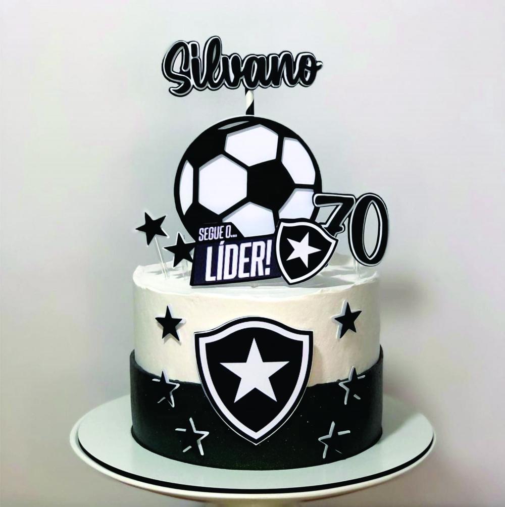 Topo de Bolo Futebol Menino Arquivo de Corte Silhouette