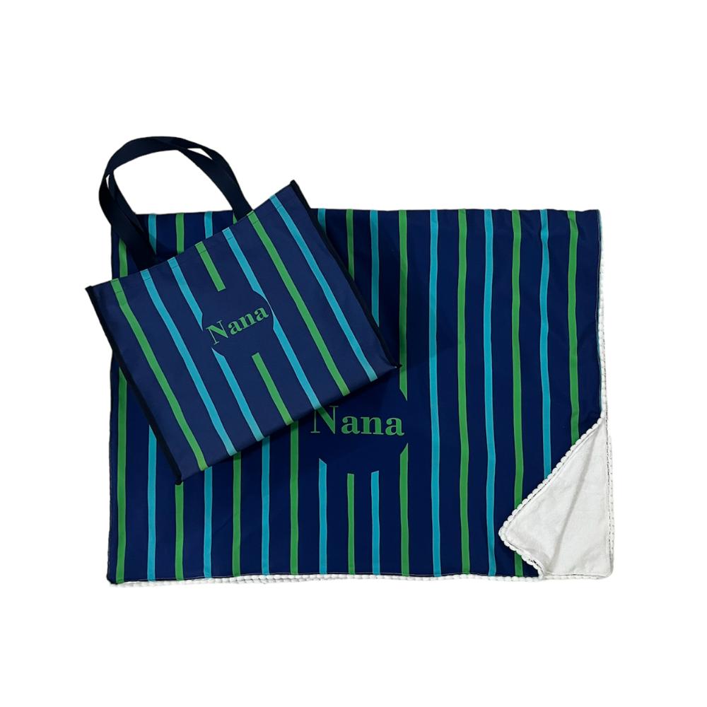 KIT PRAIA PERSONALIZADO COM BOLSA E CANGA DUPLA FACE