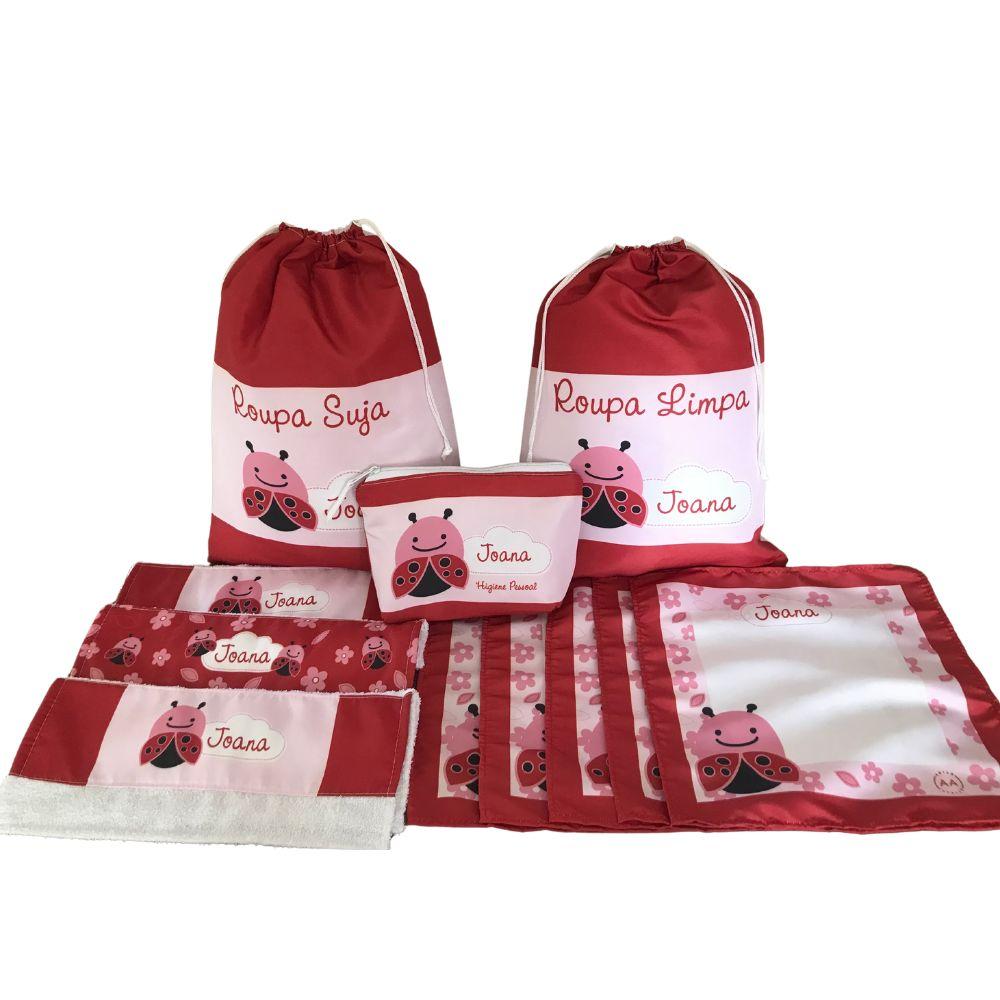 KIT ESCOLAR PERSONALIZADO JOANINHA - 11 PEÇAS