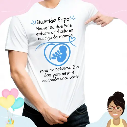 Camisa Personalizada Querido Papai