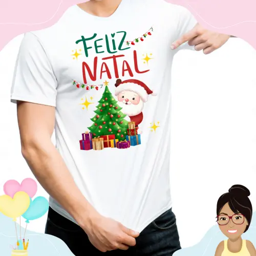 Camisa Personalizada Feliz Natal