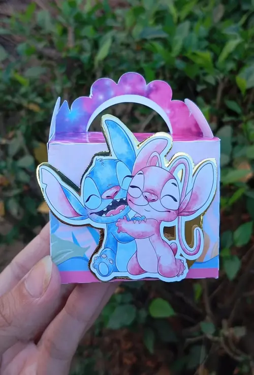 Kit Personalizados Stitch e Angel