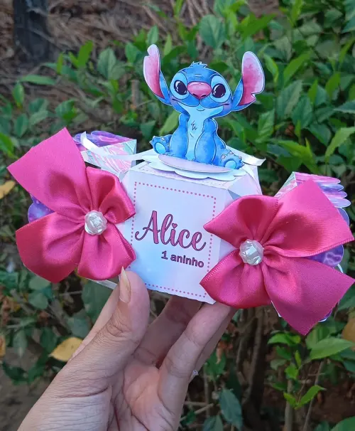 Kit Personalizados Stitch e Angel